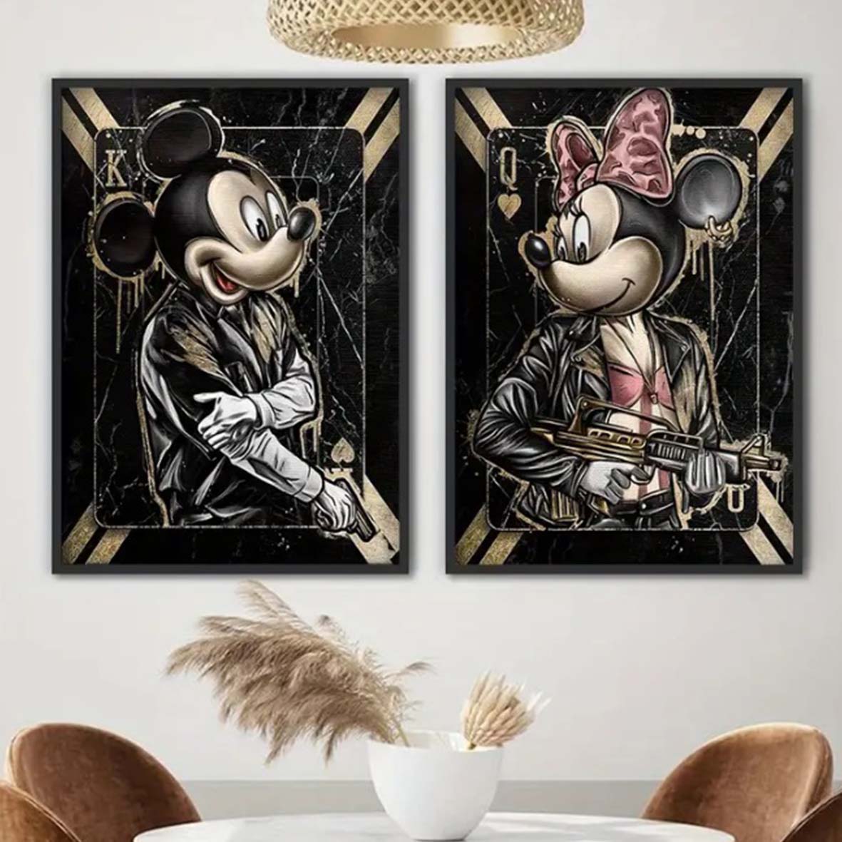 2xA1 Canvas Print & Frame Combo